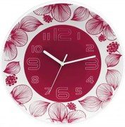 Nástenné hodiny MPM, 3227.23 - ružová, 30cm