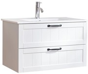 Závesná skrinka pod umývadlo Houseland Lavia 80 cm biela