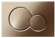 Geberit Sigma01 ovládacie tlačidlo plast mosadz lesk 115.770.DT.5