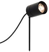 Moderné bodové čierne AR70 nastaviteľné IP44 - Solo