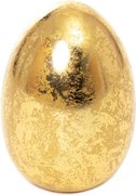 Veľkonočná dekorácia DESO zlaté vajíčko 845944