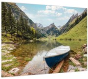 Obraz - Seealpsee, jazero Švajčiarska (70x50 cm)