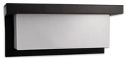 LED Vonkajšie nástenné svietidlo so senzorom LED/12W/230V IP54 čierna