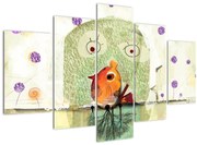 Obraz - Duša vtáčika (150x105 cm)