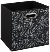 Úložný box Organic, 31x31x31 cm, čierna