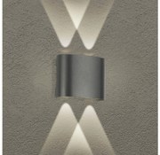 Brilagi - LED vonkajšie nástenné svietidlo FLAREBOX LED/4W/230V antracit IP65