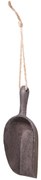 Hnedá malá liatinová lopatka - 6 * 3 * 16 cm
