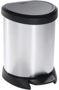 Curver Odpadkový kôš Decobin 5 l, strieborná
