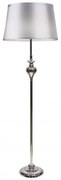 Stojacia lampa PRIMA 1xE27/60W/230V strieborná/lesklý chróm