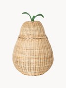 Ručne vyrobený ratanový úložný košík Pear