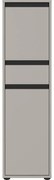 Sivá vysoká úzka kúpeľňová skrinka 33x121 cm Lemont – Germania