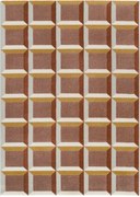 Koberec v terakotovej farbe 200x290 cm Amara – Universal