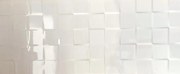 Dekor White Glossy Square 25x60 BA