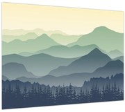 Obraz - Forest Mountain (70x50 cm)