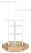 Stojan na šperky, 36x20,5x18cm, bielo-prírodný