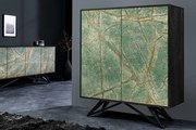 Dizajnová vysoká komoda Quillon 120 cm prírodný kameň