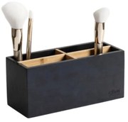 5Five® Čierny organizér, stojan so 4 priehradkami na stojace predmety, SELENA BLACK