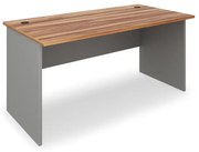 Stôl SimpleOffice 160 x 80 cm, orech vlašský / sivá