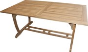 Doppler TECTONA - drevený rozkladací teakový stôl 180/240x100 cm - 2. KVALITA (N258)