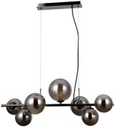 ITALUX PND-406007-7A-BCR - Luster na lanku CANELLO 7xG9/5W/230V čierna