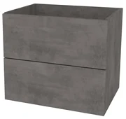 Mereo, Mereo Ponte, kúpeľňová skrinka 61 cm, Multidecor, Betón tmavosivý, MER-CN290SBET2
