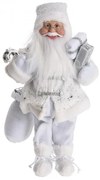 Santa Claus – biely 45 cm
