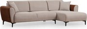 Rohová sedačka Aronaso (p) (béžová škoricová)