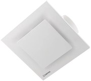Sapho Sapho, TECTO kúpeľňový stropný ventilátor axiálny, 20W, potrubie 100mm, biela, časovač, TC202