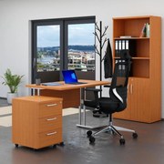 Zostava kancelárskeho nábytku Visio 2, 120 cm, čerešňa