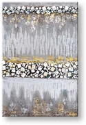 Maľovaný obraz na stenu ABSTRAKT 60x90 cm