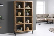 Dizajnový regál z masívu Iron Craft XL Mango 176cm