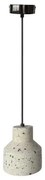 Luster na lanku TERRAZZO 1xE27/60W/230V pr. 12 cm krémová