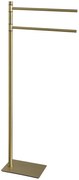 Gedy Gedy, TRILLY Stojan s držiakom uterákov, hranatý, zlatá matná, TR3188