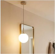 Brilagi - Závesný luster na lanku MILO ECRU 1xE27/60W/230V béžová/zlatá
