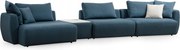 Rohová sedačka Mayasela 3 (modrá)