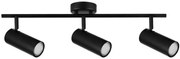 Candellux Čierne stropné svietidlo Colly pre žiarovku 3x GU10 93-01634
