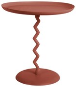 Kovový okrúhly odkladací stolík ø 40 cm Zig Zag – Leitmotiv