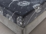 XPOSE® Mikroplyšová plachta PÚPAVY Exclusive - sivá 180x200 cm