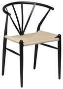 Čierna jedálenská stolička DAN–FORM Denmark Delta