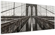 Obraz - Brooklynský most (120x50 cm)