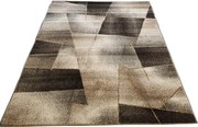 Moderný koberec Rio 509 Cream-Brown – béžovo-hnedý dizajn Rozmer: 80x150 cm