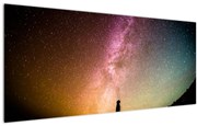 Obraz - obloha plná hviezd (120x50 cm)