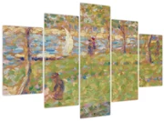 Obraz - Georges Seurat, Study for "La Grande Jatte", reprodukcia (150x105 cm)
