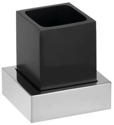 Sapho Sapho, X-STEEL pohár na postavenie, čierna, XS105B