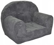 Detské kresielko LINCOLN - tmavo šedé