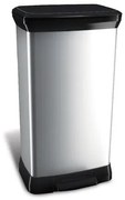 Curver Pedálový odpadkový kôš Silver, 50 l