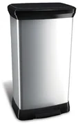 Curver Pedálový odpadkový kôš Silver, 50 l