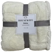 Luxusná baránková deka z mikroplyšu NESTIVE biela Rozmer: 200 x 230 cm