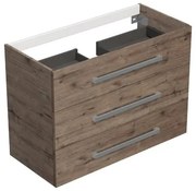 Kúpeľňová skrinka bez umývadla Naturel Cube 100x76,5x40 cm dub wellington mat CUBE21003DWBU