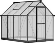 Skleník 210 x 183 x 248 cm, zosilnená konštrukcia,  polykarbonát 6 mm